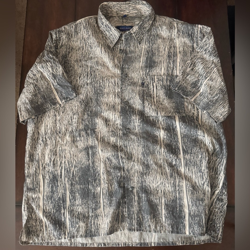 King’s Road Men's Camo Shirt XL (43/44) - Picture 2 of 8